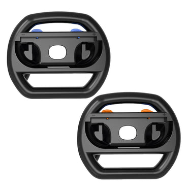2pcs/Set Racing Steering Wheels for Switch 2 Handle Grips Plastic Racing Game Wheel for Nintendo for Switch 2 Gaming Accessories