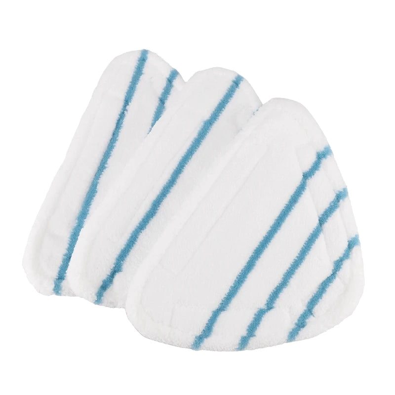 3Pcs Steam Mop Replacement Pads Triangle Washable Cloth Cleaning Floor Microfiber Mop Head Pad Steam Mop Fittings