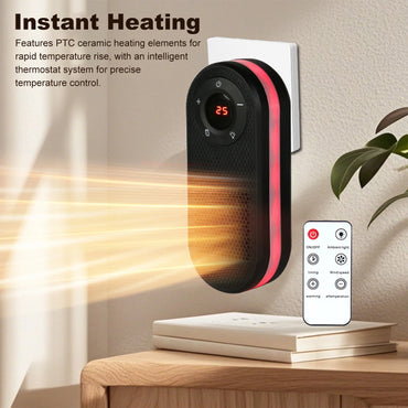 Small Quick Heat Room Warmer Timing Household Bathroom Heater Electric Silent Travel Warmer for Desk Table Bedroom Study Offices