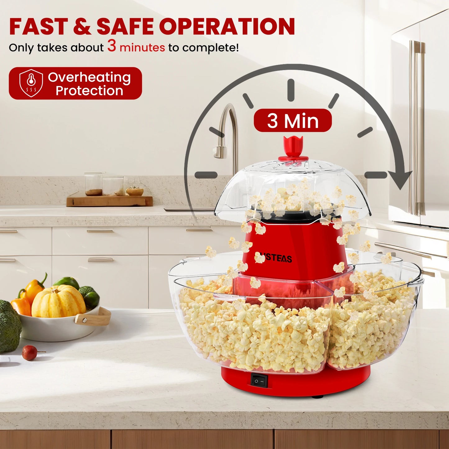 Popcorn Makers Mini Popcorn Machine Electric Household Appliance Machine Fully Automatic Popcorn Machine For Home Kitchen
