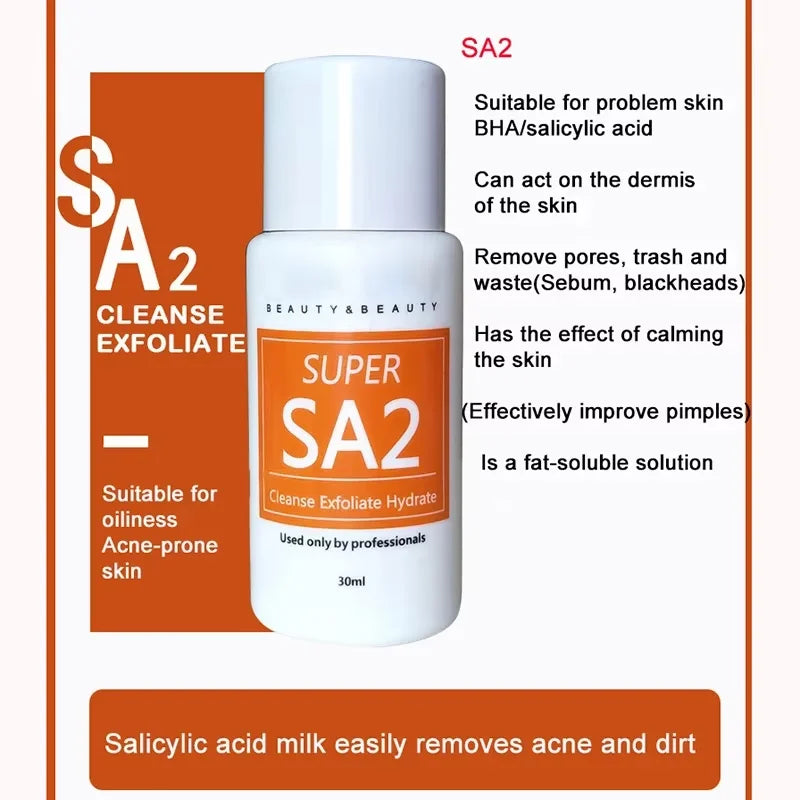 3pcs Aqua Peel Solution - Hydrogen Oxygen Small Bubble Machine for Professional Skincare Cleansing AS1 SA3 AO3 3 Kinds Of Serum