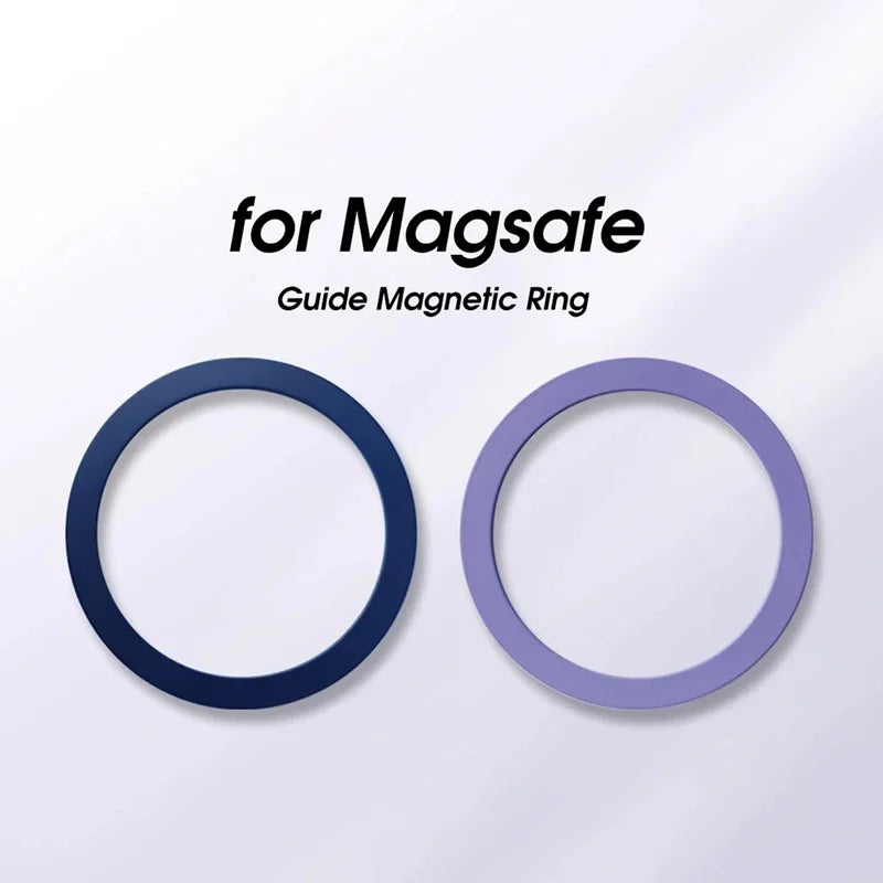 Universal Magnetic Mobile Phone Ring for Magsafe Accessories Metal Sticker Wireless Charger Iron Plate Sheet for iPhone 13 14 15