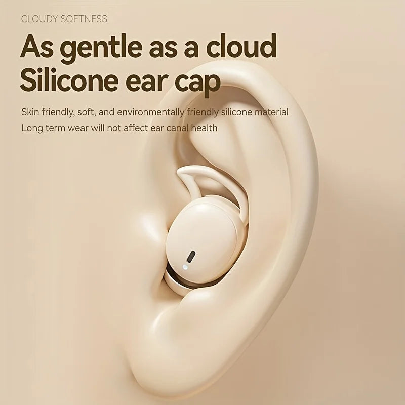 Xmenha Invisible Earbuds Sleep Small Mini Wireless Ear Buds Discreet for Work Headphones True Wireless Earpiece with Charging