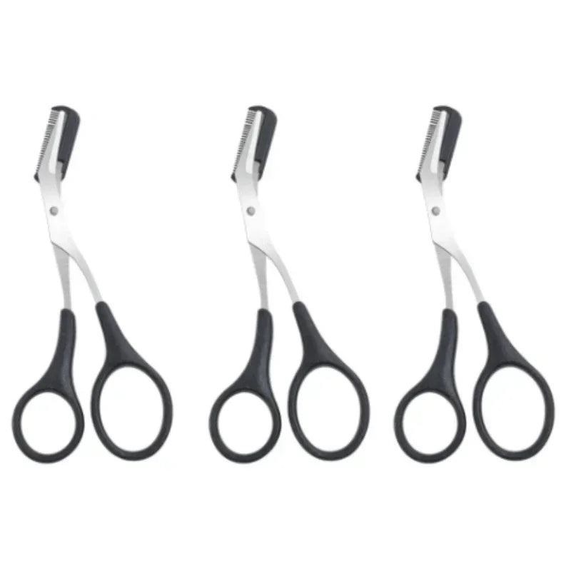 Eyebrow Trimmer Scissor Beauty Products for Women Eyebrow Scissors  with Comb Stainless Steel Makeup Tools Beauty Scissors