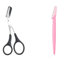 Eyebrow Trimmer Scissor Beauty Products for Women Eyebrow Scissors  with Comb Stainless Steel Makeup Tools Beauty Scissors