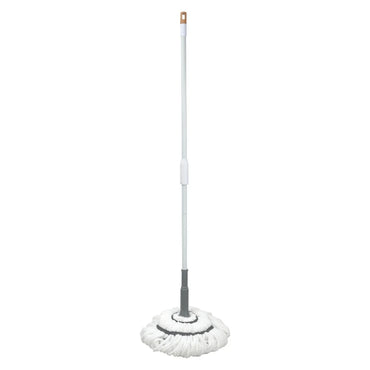 Microfiber Twist Mop Ultra Absorbent Removable Head Easy Wringing Locking Design Space Saving Vertical Storage Cleaning Tool