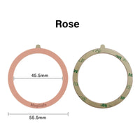 Universal Magnetic Mobile Phone Ring for Magsafe Accessories Metal Sticker Wireless Charger Iron Plate Sheet for iPhone 13 14 15