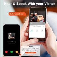 Tuya Smart Video Doorbell Camera 480PHD Wireless doorbell for Home Security, Night Vision, Voice Change, 2-Way Audio, Waterproof