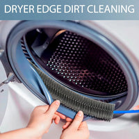 Flexible Appliance Cleaning Brush Set with Long Handle for Refrigerator Coils, Dryer Vents, and Hard-to-Reach Areas