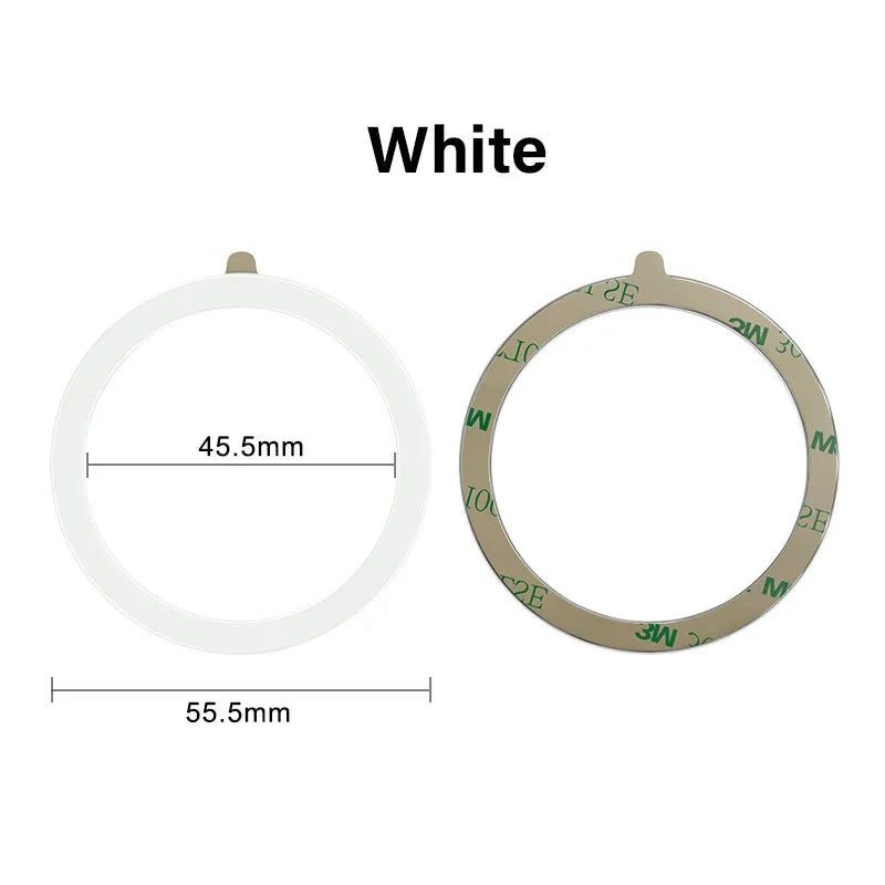 Universal Magnetic Mobile Phone Ring for Magsafe Accessories Metal Sticker Wireless Charger Iron Plate Sheet for iPhone 13 14 15