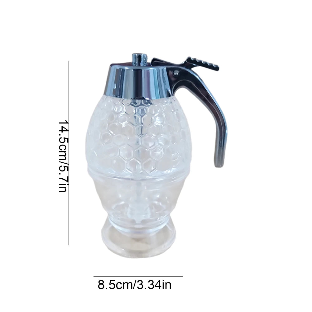 Honey Container with Stand Honey Pourer Dispenser No Drip Olive Oil Dispenser Bottle for Home Kitchen Storing Honey and Syrup