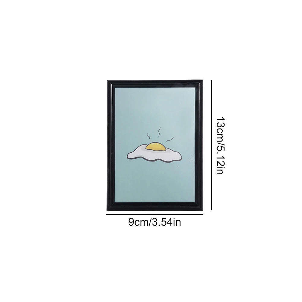 Gallery Photo Frame Modern Certificate Document Frame Multi-purpose Black Border for Wall Tabletop Display