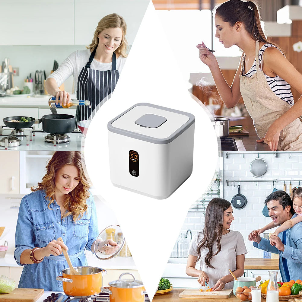 5KG Food Storage Container with Measuring Cup Rice Storage Container Moisture Proof Rice Bucket for Kitchen Pantry Organization
