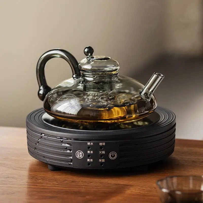 Glass Teapot With Infuser Glass Electric Kettle Glass Tea Kettle Hot Tea Maker With Handle And Tea Infuser
