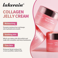 100ml Collagen Jelly Cream Niacinamide Tightening Soothing Moisturizing Anti-Aging Firmness Hydration Skincare Face Gel