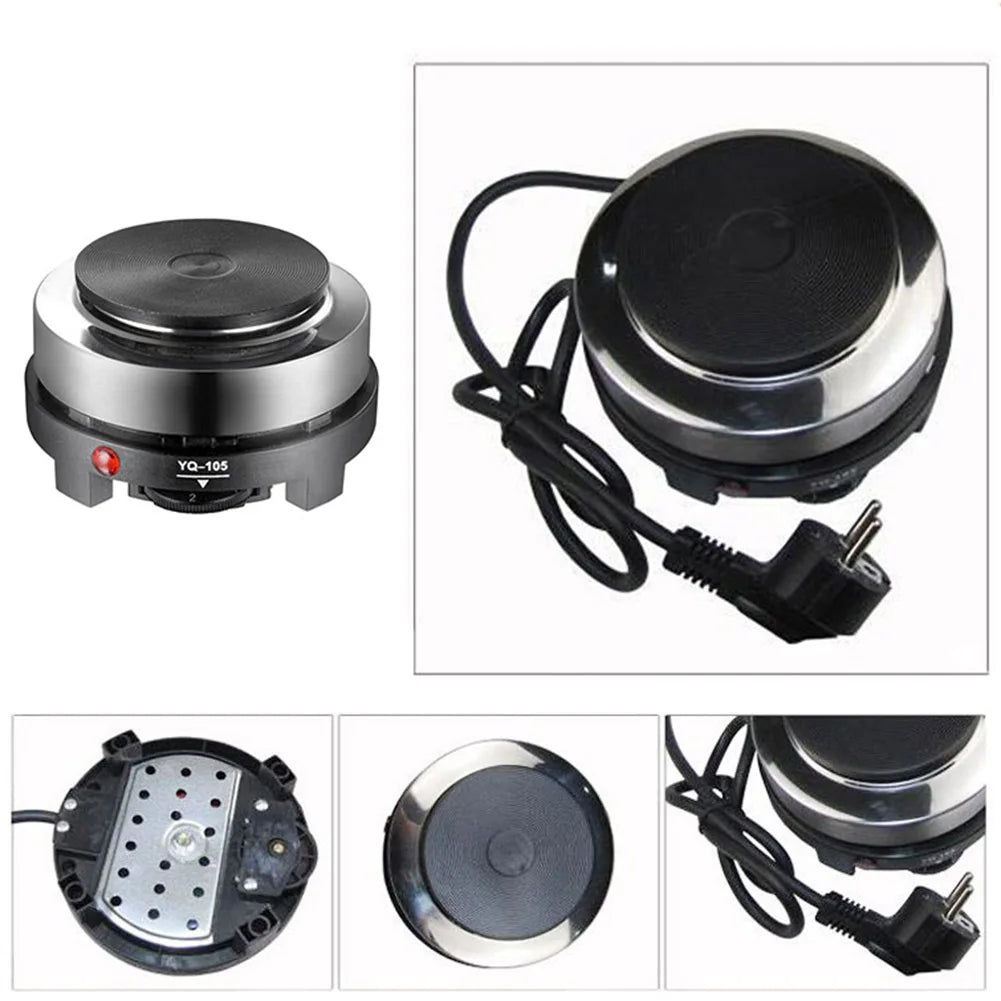 220V-230V 500W Electric Heater Stove Household Hot Cooker Plate Tea Coffee Milk Heating Portable Heater Stove Kitchen Appliance