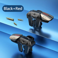 2pcs 6 Finger Gaming Trigger for PUBG Game Mobile Phone Gamepad Mobile Gamepad Trigger Joystick for Iphone Android Smart Phone