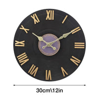 Outdoor Wall Clock Decorative Round Clock With Roman Numeral Silent Round Clocks Easy To Read Decorative Clock For Kitchen Patio