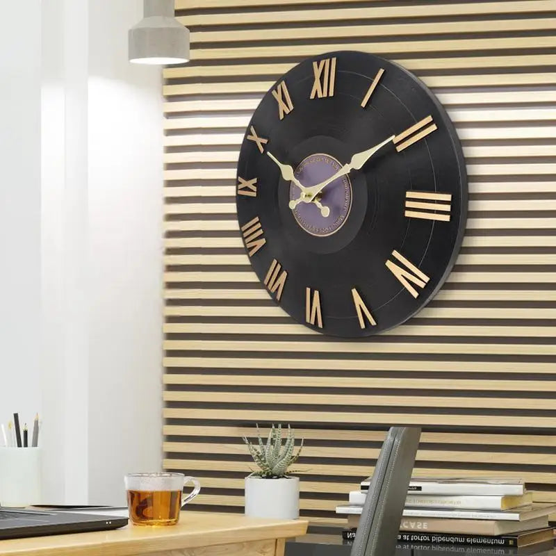 Outdoor Wall Clock Decorative Round Clock With Roman Numeral Silent Round Clocks Easy To Read Decorative Clock For Kitchen Patio