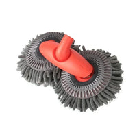 NEW Car Washer Mop Foam Wash Chenille Brush Double Brush Head Roof Window Cleaning Maintenance Three-Section Telescopic Mop