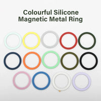 Universal Magnetic Mobile Phone Ring for Magsafe Accessories Metal Sticker Wireless Charger Iron Plate Sheet for iPhone 13 14 15