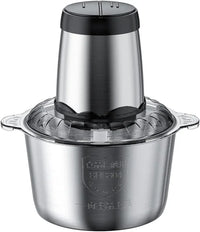 110V Stainless Steel Food Chopper 2L Capacity Fully Automatic Meat Grinder Kitchen Utensils Appliance Adjustable Food Processor
