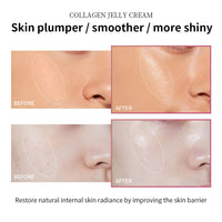 100ml Collagen Jelly Cream Niacinamide Tightening Soothing Moisturizing Anti-Aging Firmness Hydration Skincare Face Gel