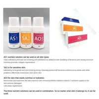 3pcs Aqua Peel Solution - Hydrogen Oxygen Small Bubble Machine for Professional Skincare Cleansing AS1 SA3 AO3 3 Kinds Of Serum