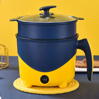 Electric Cooking Pot Multifunction Non-stick Pan Household 1-2 People Hot Pot Single/Double Layer Electric Rice Cooker Machine