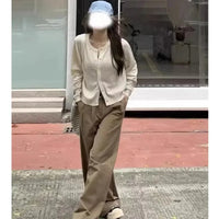 Autumn Winter Long Sleeve Sweater Coat Women New Fashion Buttons Knitted Cardigan Office Lady Casual Slim Knit Clothes