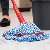 Microfiber Mop Fast Cleaning Removes 99 Bacteria with Water Extra Large Mop Head Comfortable Grip and Easy Detach 18 Inch