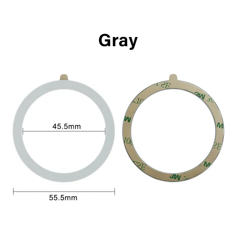 Universal Magnetic Mobile Phone Ring for Magsafe Accessories Metal Sticker Wireless Charger Iron Plate Sheet for iPhone 13 14 15