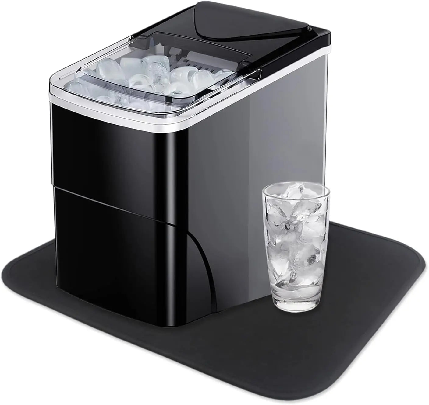 Absorbent Sliding Mat for Ice Makers and Kitchen Appliances, Countertop Dish Drying Accessory