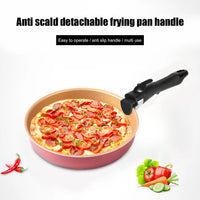 Outdoor Tableware Detachable Pan Handle Pot Replacement Clip Hand Grip Universal Kitchen Accessories Removable Pan Pot Handle