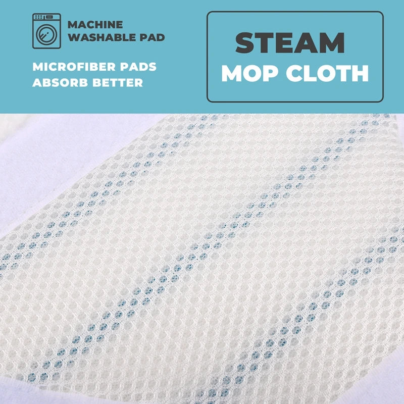 3Pcs Steam Mop Replacement Pads Triangle Washable Cloth Cleaning Floor Microfiber Mop Head Pad Steam Mop Fittings