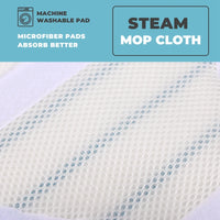3Pcs Steam Mop Replacement Pads Triangle Washable Cloth Cleaning Floor Microfiber Mop Head Pad Steam Mop Fittings