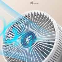 USB Rechargeable Cooling Fan, 2400mAh Portable Silent Fan for Office, Outdoor, Home Use, Compact & Lightweight