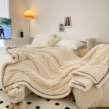 Blanket  for Bed - Cozy Warm Fuzzy Blankets for Women, Plush Large Fleece Throws for Girls