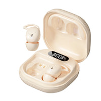 Xmenha Invisible Earbuds Sleep Small Mini Wireless Ear Buds Discreet for Work Headphones True Wireless Earpiece with Charging