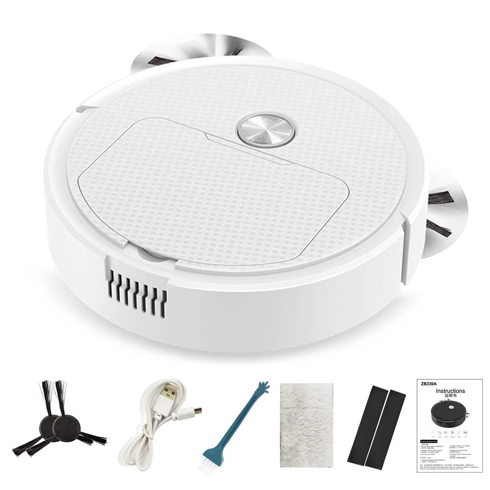 Automatic Sweeping Machine 1200mAh Intelligent Sweeping Robot Low Noise Labor Saving Rechargeable Home Cleaning Appliances