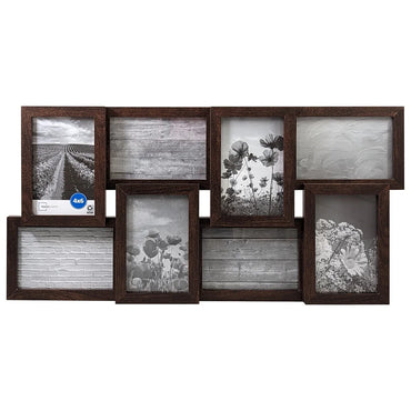 8 Opening Collage Picture Frame 4x6 Photos Wall Hanging Durable Design Perfect Home Office Gallery Display