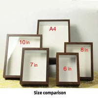 3D Wooden Picture Frames Depth 3cm 5cm Dried Flower Specimen Holder Handmade DIY Handwork Display Phote Frame Home Decoration
