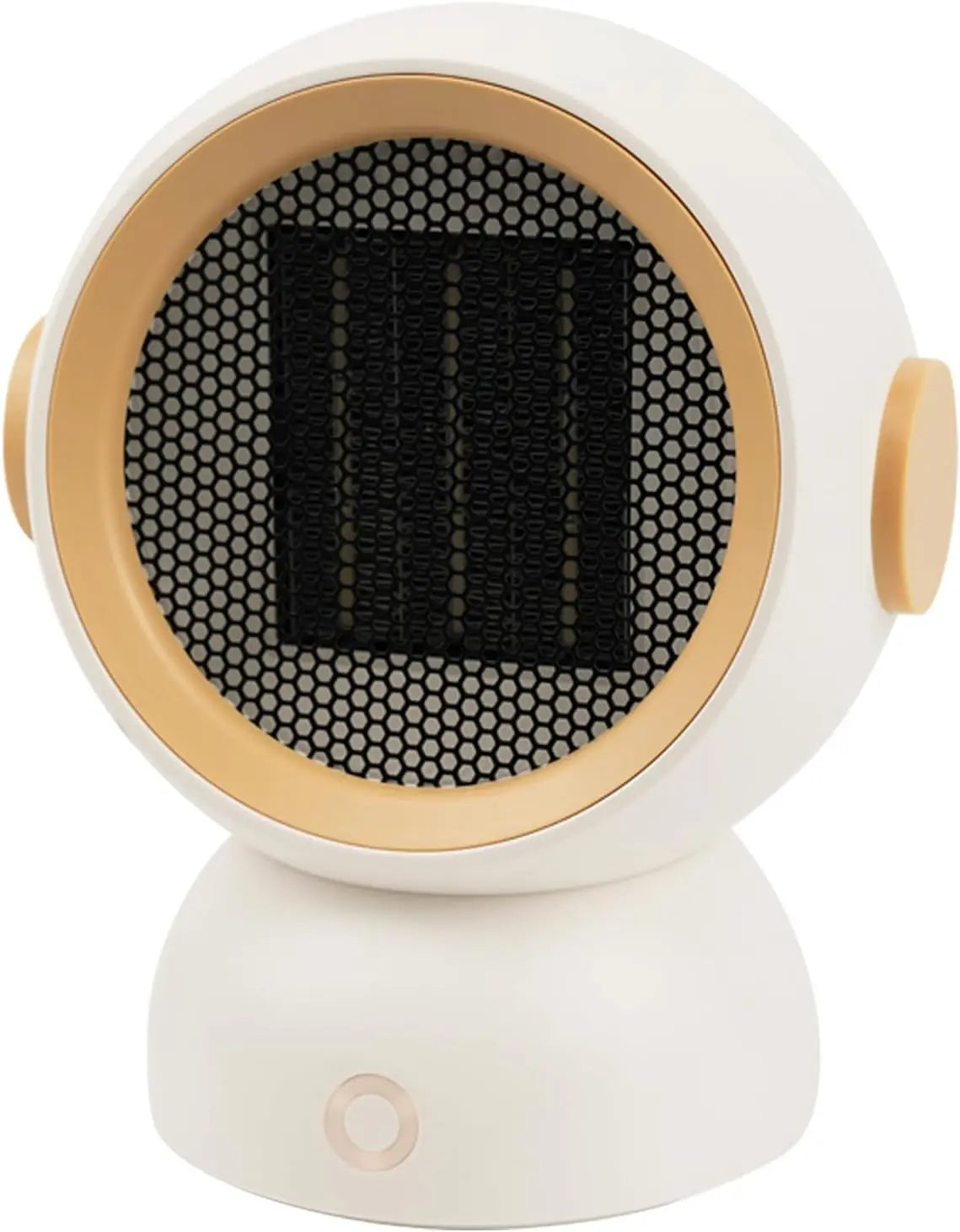 Portable 1200W Space Heater, 2-Speed, Quiet Mini Electric Heater for Home, Office, Bedroom – 300 sq ft (White)