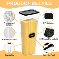 Food Storage Containers with Lids 26 Pack, Kitchen and Pantry Organization Set
