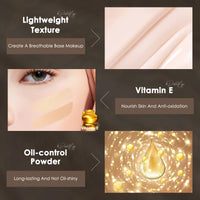 Color Changing Liquid Foundation Moisturizing Female Makeup Products Waterproof No Creasing No Separation Lightweight Concealer
