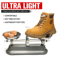 High-top PU anti-smash anti-puncture breathable safety shoes