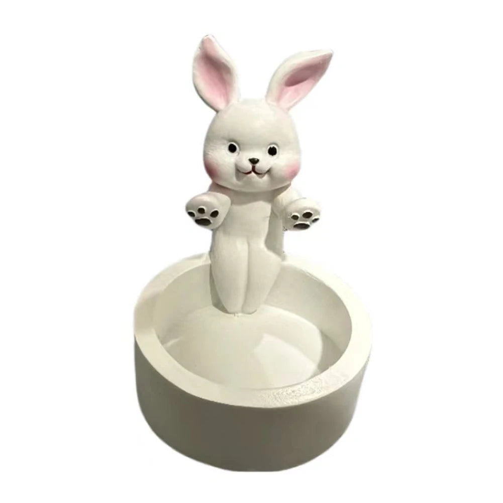 Cat/Dog/Rabbit/Fox Animal Candle Holder Warming Paws Candlestick Holder Cute Candlestick Lamp Holder Cartoon for Home Decor