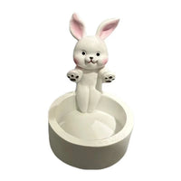 Cat/Dog/Rabbit/Fox Animal Candle Holder Warming Paws Candlestick Holder Cute Candlestick Lamp Holder Cartoon for Home Decor