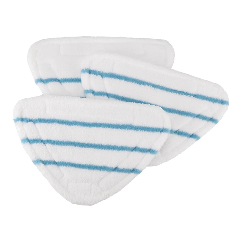 3Pcs Steam Mop Replacement Pads Triangle Washable Cloth Cleaning Floor Microfiber Mop Head Pad Steam Mop Fittings