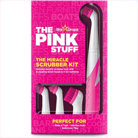 Amazing Cleaning Kit - 4 cleaning brush heads, suitable for cleaning kitchens, bathrooms, appliances, etc.